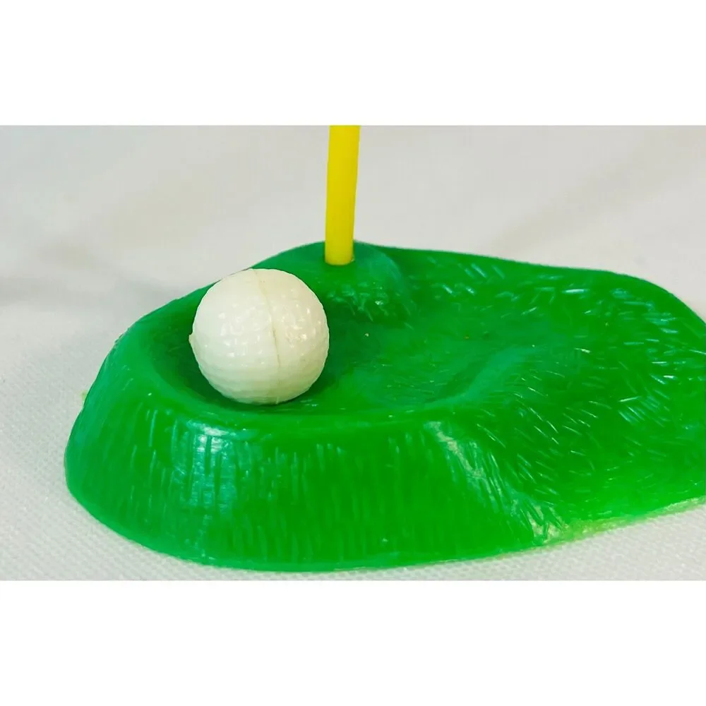Vintage 1974 Wilton Golf Cake Decorating Accessories Club Flag Golfer